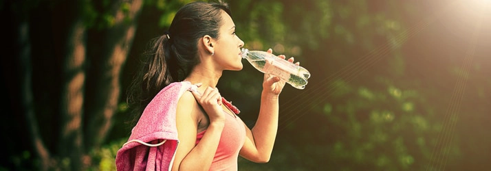 Chiropractic Hillsborough Township NJ Woman Drinking Water