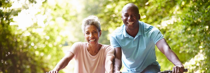 Chiropractic Hazlet NJ Couple On Bikes