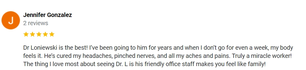 Chiropractic Hillsborough Township NJ Jennifer Testimonial